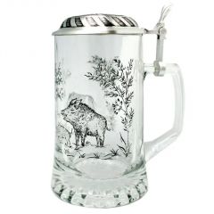 Beer mug wild boar