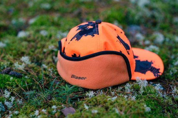 Blaze orange camo fashion hunting hats